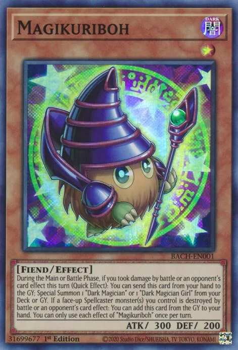 Magikuriboh BACH-EN001 Yu-Gi-Oh card from Battle of Chaos