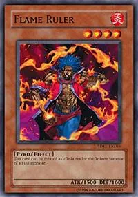 Flame Ruler SDRL-EN016 Yu-Gi-Oh card from Structure Deck: Rise of the Dragon Lords