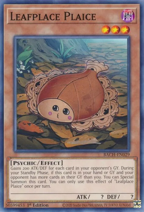Leafplace Plaice BACH-EN029 Yu-Gi-Oh card from Battle of Chaos