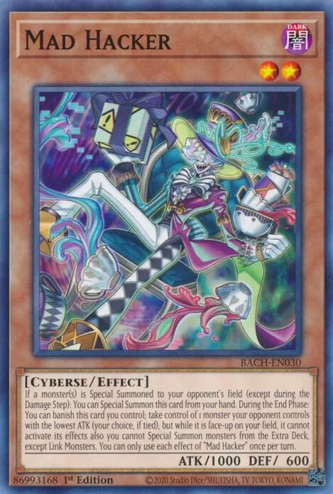 Mad Hacker BACH-EN030 Yu-Gi-Oh card from Battle of Chaos
