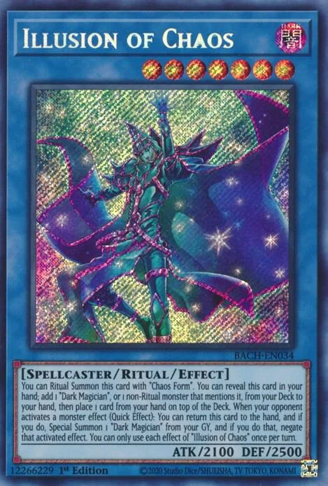 Illusion of Chaos BACH-EN034 Yu-Gi-Oh card from Battle of Chaos