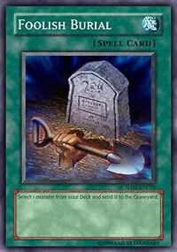 Foolish Burial SDRL-EN020 Yu-Gi-Oh card from Structure Deck: Rise of the Dragon Lords