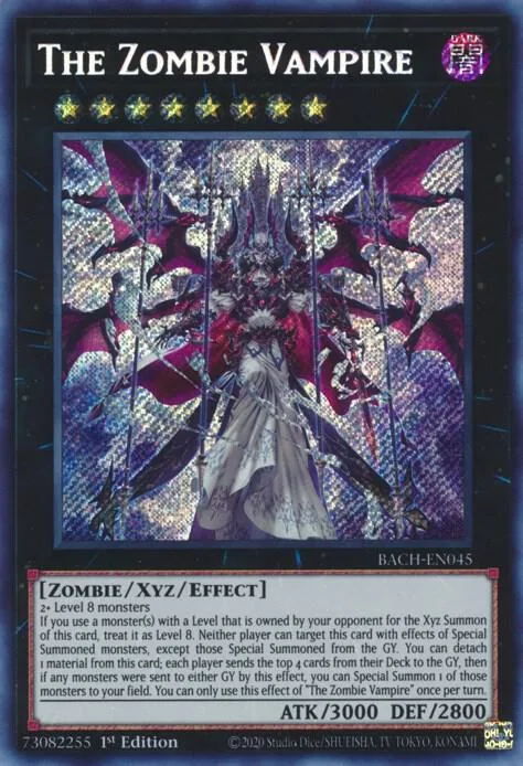 The Zombie Vampire BACH-EN045 Yu-Gi-Oh card from Battle of Chaos
