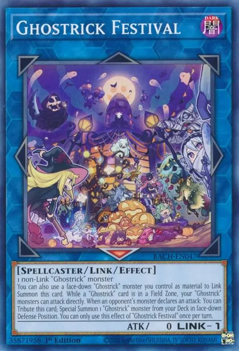 Ghostrick Festival BACH-EN047 Yu-Gi-Oh card from Battle of Chaos