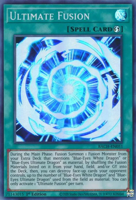 Ultimate Fusion BACH-EN051 Yu-Gi-Oh card from Battle of Chaos