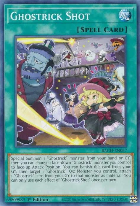 Ghostrick Shot BACH-EN057 Yu-Gi-Oh card from Battle of Chaos