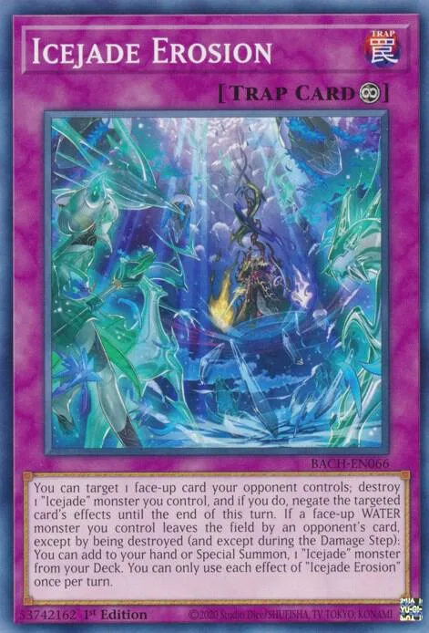 Icejade Erosion BACH-EN066 Yu-Gi-Oh card from Battle of Chaos