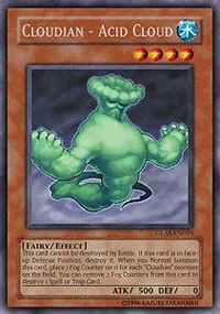 Cloudian - Acid Cloud GLAS-EN010 1st Edition Yu-Gi-Oh card from Gladiator's Assault