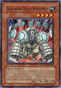 Gladiator Beast Hoplomus GLAS-EN022 1st Edition Yu-Gi-Oh card from Gladiator's Assault