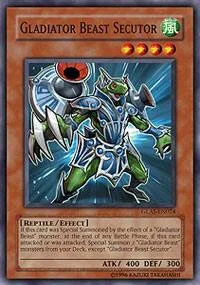 Gladiator Beast Secutor GLAS-EN024 1st Edition Yu-Gi-Oh card from Gladiator's Assault