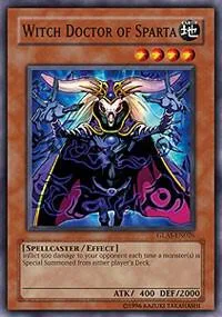 Witch Doctor of Sparta GLAS-EN026 1st Edition Yu-Gi-Oh card from Gladiator's Assault