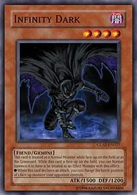 Infinity Dark GLAS-EN027 1st Edition Yu-Gi-Oh card from Gladiator's Assault