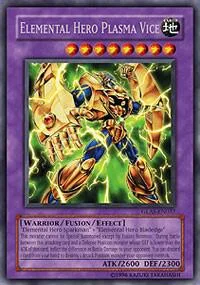 Elemental Hero Plasma Vice GLAS-EN037 Unlimited Yu-Gi-Oh card from Gladiator's Assault