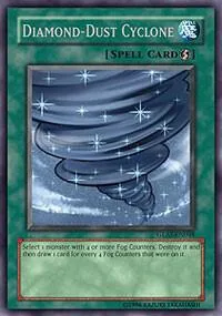 Diamond-Dust Cyclone GLAS-EN048 Yu-Gi-Oh card from Gladiator's Assault