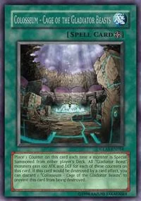 Colosseum - Cage of the Gladiator Beasts GLAS-EN054 1st Edition Yu-Gi-Oh card from Gladiator's Assault