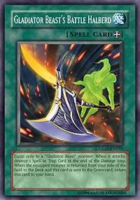 Gladiator Beast's Battle Halberd GLAS-EN055 1st Edition Yu-Gi-Oh card from Gladiator's Assault
