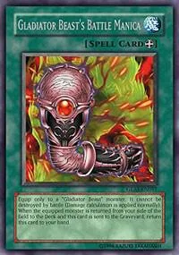 Gladiator Beast's Battle Manica GLAS-EN057 Unlimited Yu-Gi-Oh card from Gladiator's Assault