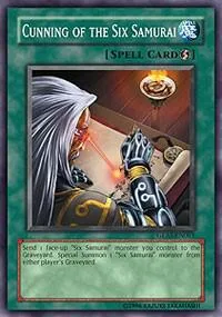 Cunning of the Six Samurai GLAS-EN061 1st Edition Yu-Gi-Oh card from Gladiator's Assault