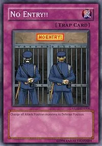 No Entry!! GLAS-EN064 Yu-Gi-Oh card from Gladiator's Assault