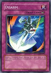 Disarm GLAS-EN071 1st Edition Yu-Gi-Oh card from Gladiator's Assault