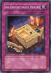 An Unfortunate Report GLAS-EN080 1st Edition Yu-Gi-Oh card from Gladiator's Assault