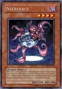 Necroface GLAS-EN090 1st Edition Yu-Gi-Oh card from Gladiator's Assault