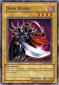 Dark Blade YSDS-EN003 1st Edition Yu-Gi-Oh card from Starter Deck: Syrus Truesdale