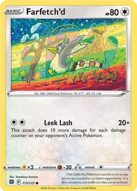 Farfetch'd #115/172 Pokémon card from Brilliant Stars