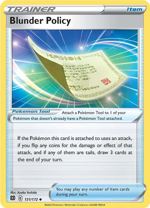 Blunder Policy #131/172 Pokémon card from Brilliant Stars