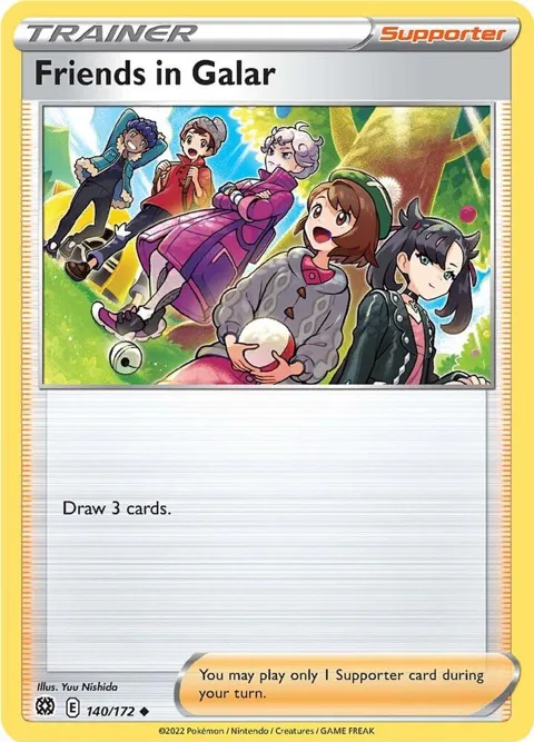 Friends in Galar #140/172 Pokémon card from Brilliant Stars