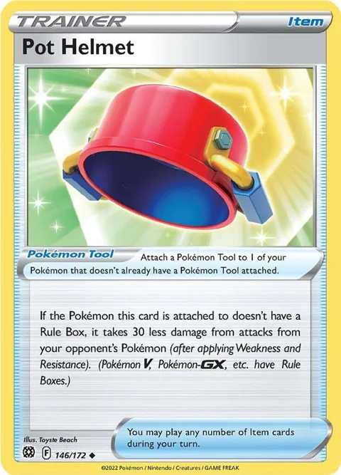 Pot Helmet #146/172 Pokémon card from Brilliant Stars
