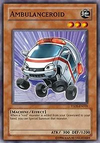 Ambulanceroid YSDS-EN018 Yu-Gi-Oh card from Starter Deck: Syrus Truesdale