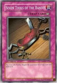 Seven Tools of the Bandit YSDS-EN034 Yu-Gi-Oh card from Starter Deck: Syrus Truesdale