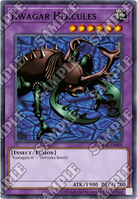 Kwagar Hercules OP18-EN009 Yu-Gi-Oh card from OTS Tournament Pack 18