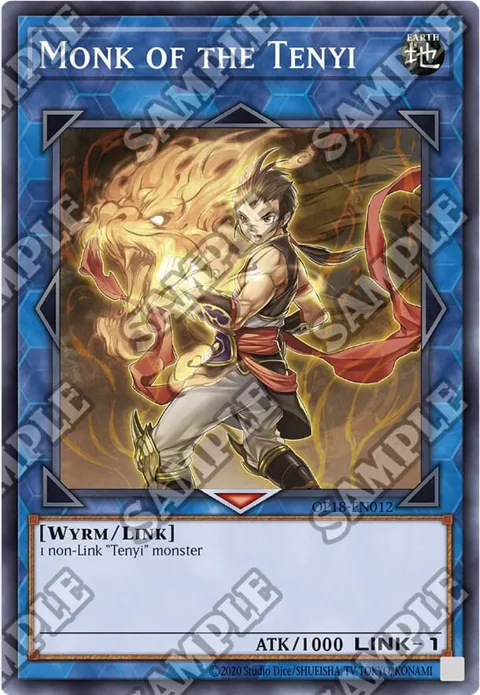 Monk of the Tenyi OP18-EN012 Yu-Gi-Oh card from OTS Tournament Pack 18