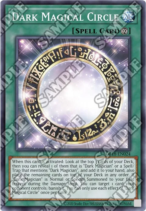 Dark Magical Circle OP18-EN024 Yu-Gi-Oh card from OTS Tournament Pack 18