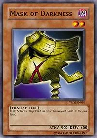 Mask of Darkness YSDJ-EN010 Yu-Gi-Oh card from Starter Deck: Jaden Yuki