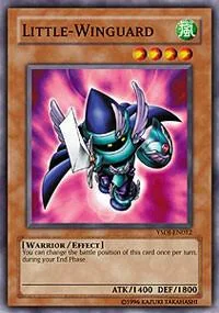 Little-Winguard YSDJ-EN012 1st Edition Yu-Gi-Oh card from Starter Deck: Jaden Yuki