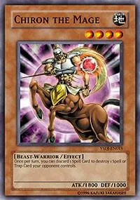 Chiron the Mage YSDJ-EN015 Yu-Gi-Oh card from Starter Deck: Jaden Yuki