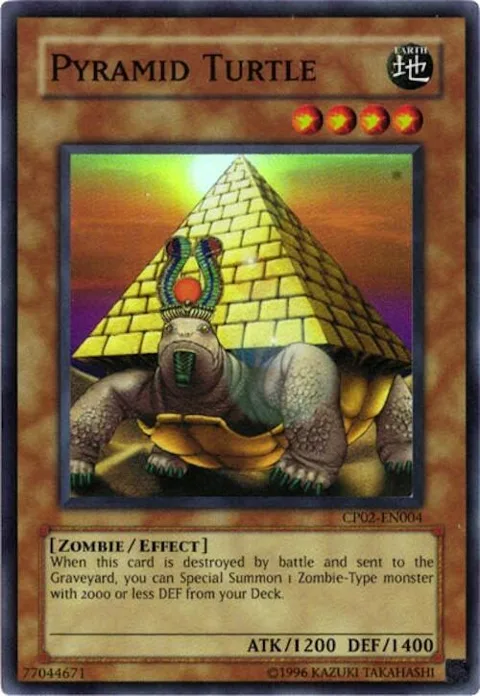 Pyramid Turtle CP02-EN004 Yu-Gi-Oh card from Champion Pack 2