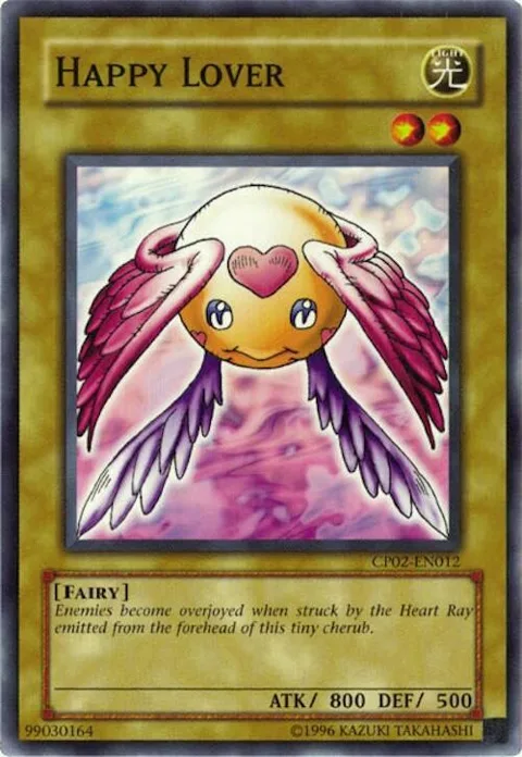 Happy Lover CP02-EN012 Yu-Gi-Oh card from Champion Pack 2