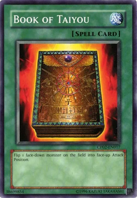Book of Taiyou CP02-EN017 Yu-Gi-Oh card from Champion Pack 2