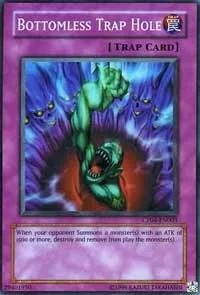 Bottomless Trap Hole CP04-EN003 Yu-Gi-Oh card from Champion Pack 4