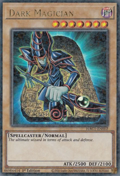 Dark Magician Duel Terminal HAC1-EN002 Yu-Gi-Oh card from Hidden Arsenal: Chapter 1