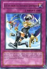 Return from the Different Dimension CP04-EN009 Yu-Gi-Oh card from Champion Pack 4