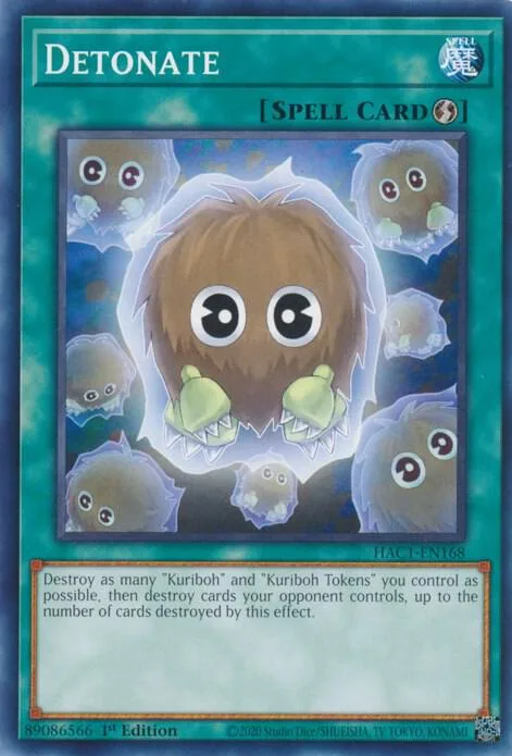 Detonate HAC1-EN168 Yu-Gi-Oh card from Hidden Arsenal: Chapter 1