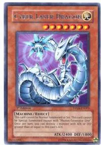 Cyber Laser Dragon DP04-EN003 Yu-Gi-Oh card from Duelist Pack 4: Zane Truesdale