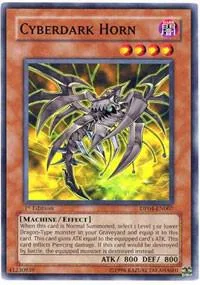Cyberdark Horn DP04-EN007 Yu-Gi-Oh card from Duelist Pack 4: Zane Truesdale