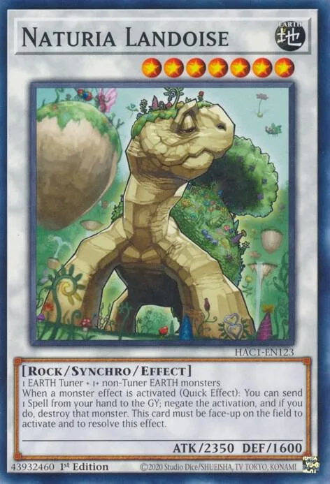 Naturia Landoise HAC1-EN123 Yu-Gi-Oh card from Hidden Arsenal: Chapter 1