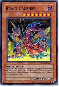 Brain Crusher GX03-EN001 Yu-Gi-Oh card from GX Spirit Caller Promo